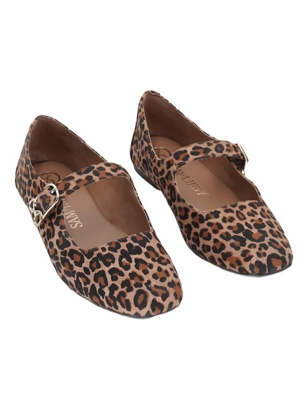 Sam & Libby Fredi Mary Jane Flat Leopard Women's Size 9